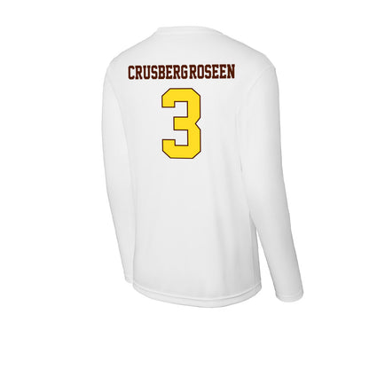 Western Michigan - NCAA Men's Ice Hockey : Cole Crusberg-Roseen - Activewear Long Sleeve T-Shirt-1