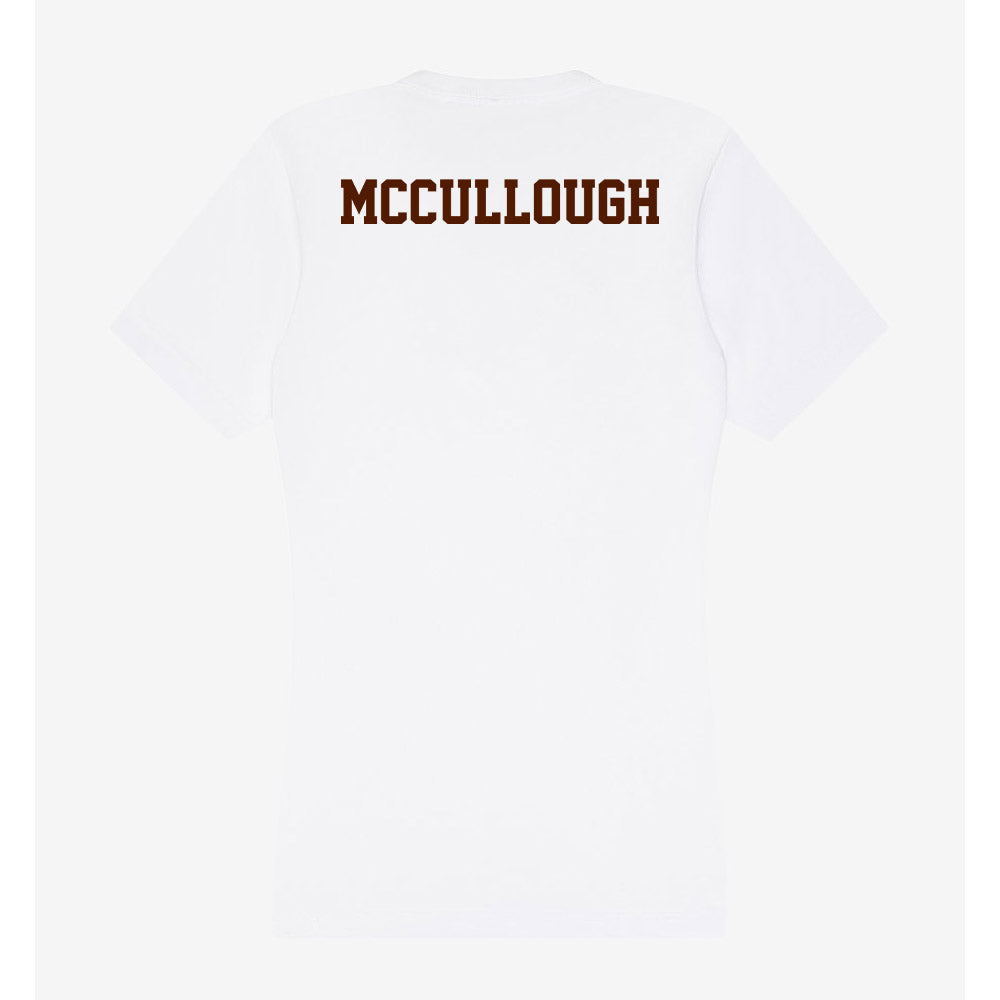 Western Michigan - NCAA Football : Daeh McCullough - Women's V-Neck T-Shirt-1