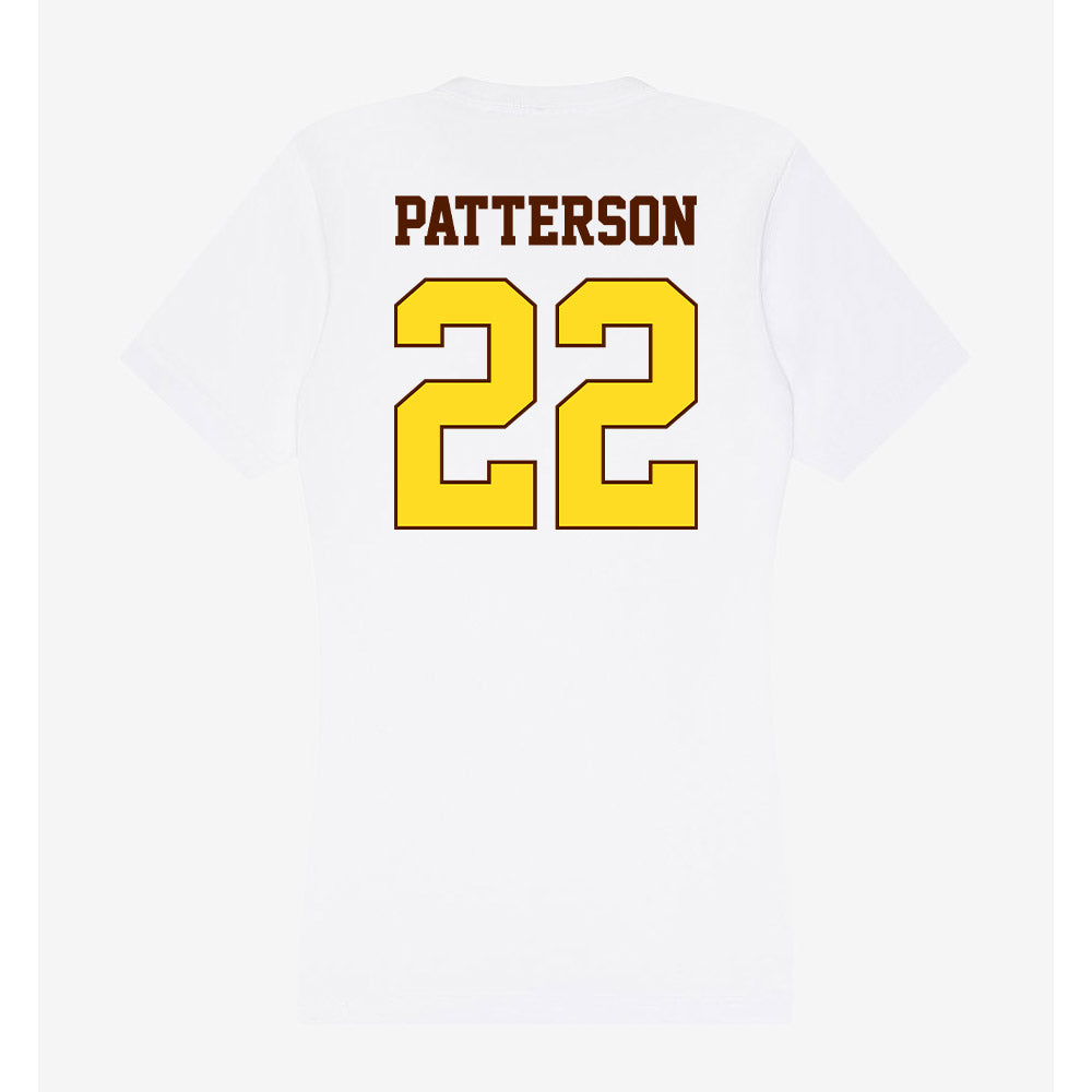 Western Michigan - NCAA Football : Camari Patterson - Women's V-Neck T-Shirt-1