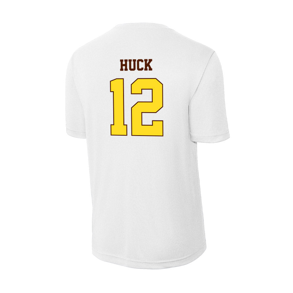 Western Michigan - NCAA Men's Ice Hockey : Samuel Huck - Activewear T-Shirt-1
