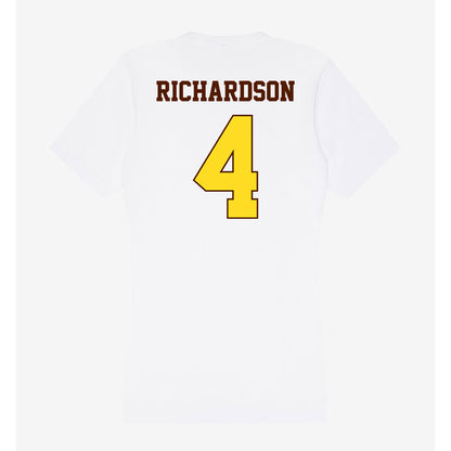 Western Michigan - NCAA Women's Basketball : DeAhna Richardson - Women's V-Neck T-Shirt-1