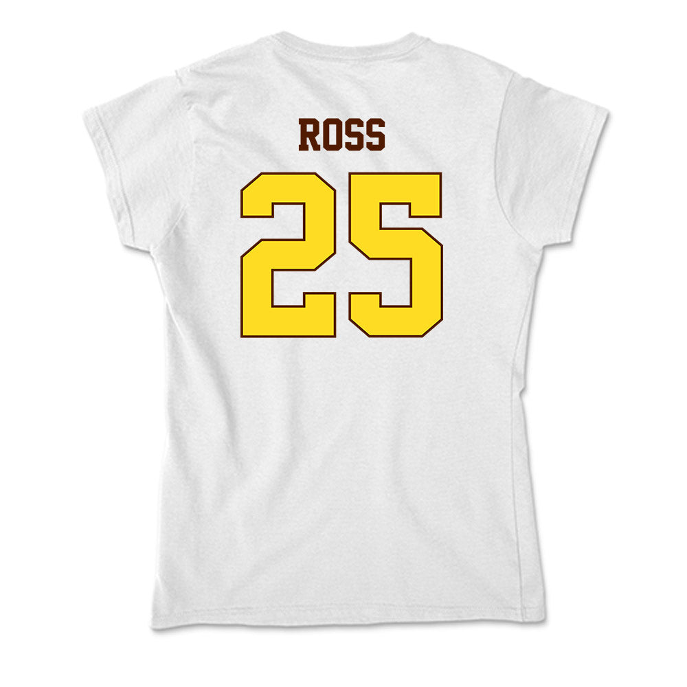 Western Michigan - NCAA Baseball : Jake Ross - Soft Style Women’s T-Shirt-1
