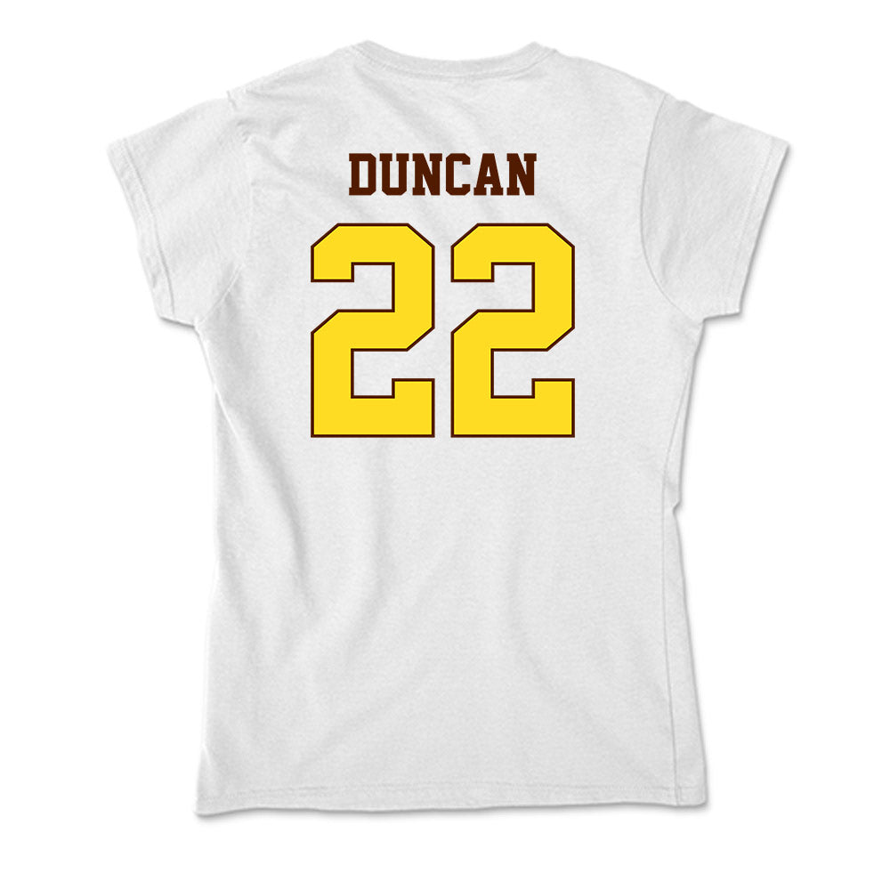Western Michigan - NCAA Softball : Bella Duncan - Soft Style Women’s T-Shirt-1