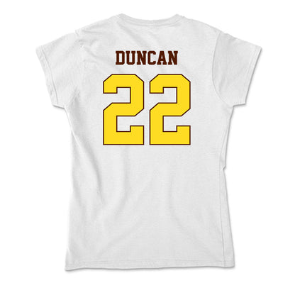Western Michigan - NCAA Softball : Bella Duncan - Soft Style Women’s T-Shirt-1