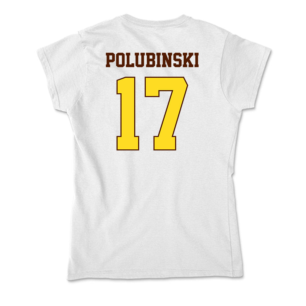 Western Michigan - NCAA Baseball : Josh Polubinski - Soft Style Women’s T-Shirt-1