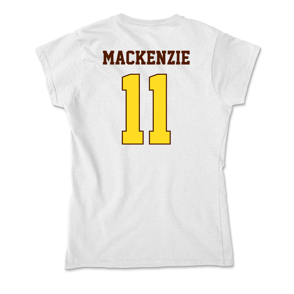 Western Michigan - NCAA Men's Ice Hockey : Tyler MacKenzie - Soft Style Women’s T-Shirt-1