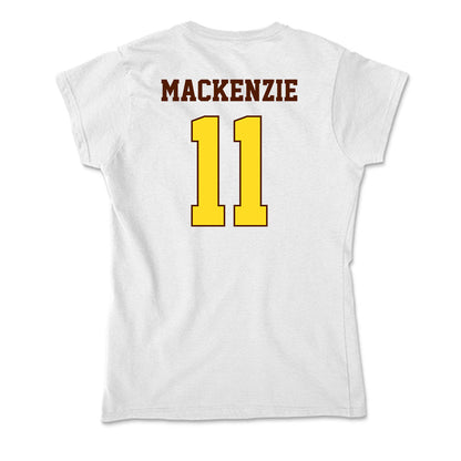 Western Michigan - NCAA Men's Ice Hockey : Tyler MacKenzie - Soft Style Women’s T-Shirt-1