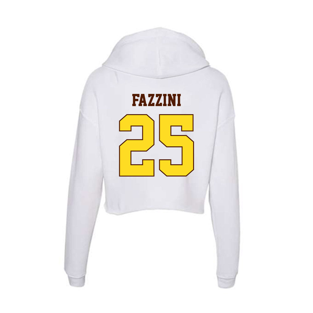 Western Michigan - NCAA Softball : Casey Fazzini - Women's Crop Fleece Hoodie-1