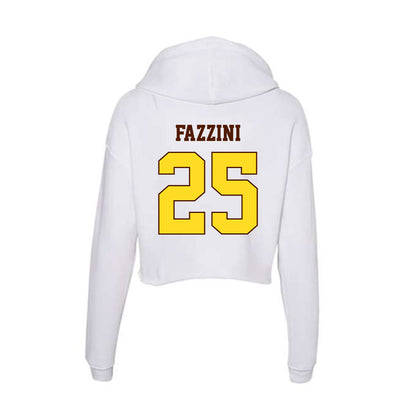 Western Michigan - NCAA Softball : Casey Fazzini - Women's Crop Fleece Hoodie-1