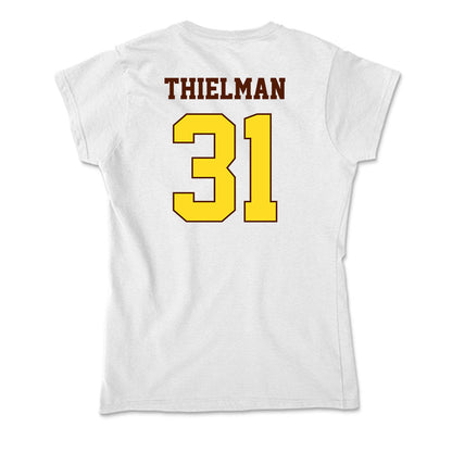Western Michigan - NCAA Baseball : Avery Thielman - Soft Style Women’s T-Shirt-1