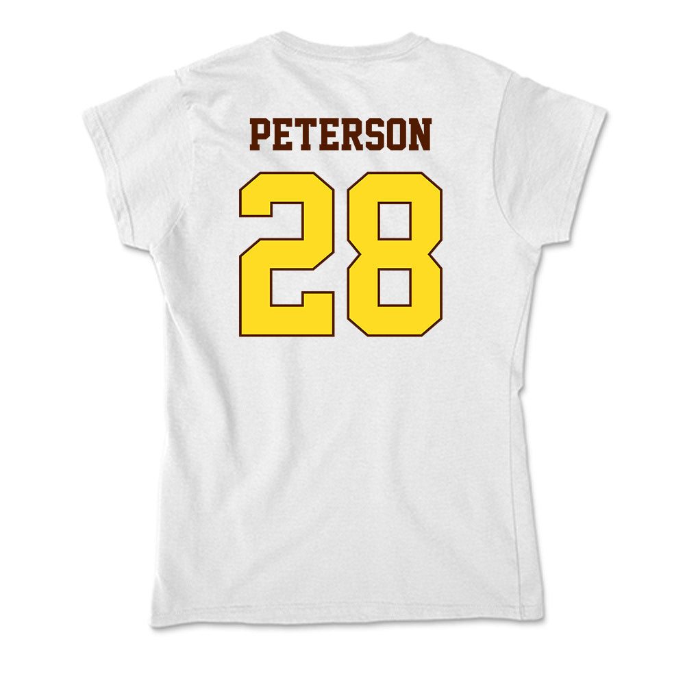 Western Michigan - NCAA Football : Will Peterson - Soft Style Women’s T-Shirt-1