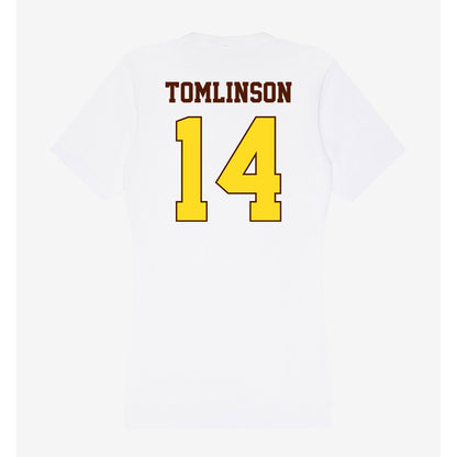 Western Michigan - NCAA Baseball : Ty Tomlinson - Women's V-Neck T-Shirt-1