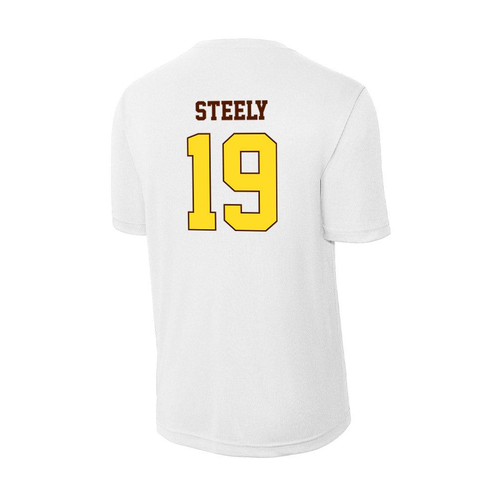 Western Michigan - NCAA Football : Braden Steely - Activewear T-Shirt-1