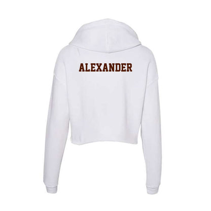 Western Michigan - NCAA Football : Blair Alexander - Women's Crop Fleece Hoodie-1