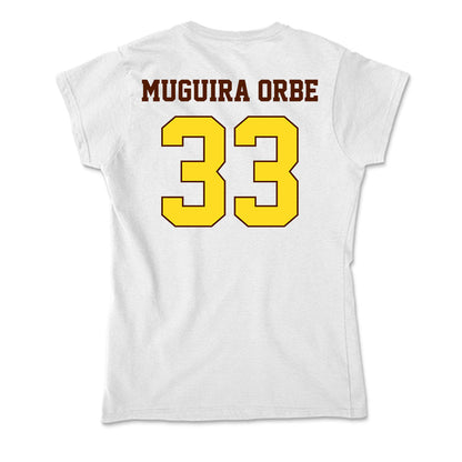 Western Michigan - NCAA Women's Basketball : Nile Muguira Orbe - Soft Style Women’s T-Shirt-1