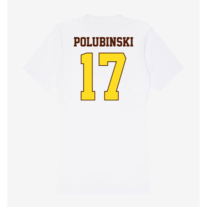 Western Michigan - NCAA Baseball : Josh Polubinski - Women's V-Neck T-Shirt-1