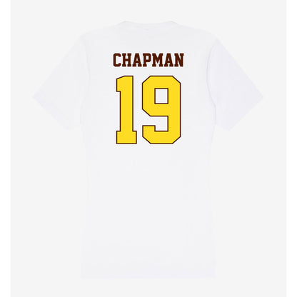 Western Michigan - NCAA Football : Angelo Chapman - Women's V-Neck T-Shirt-1