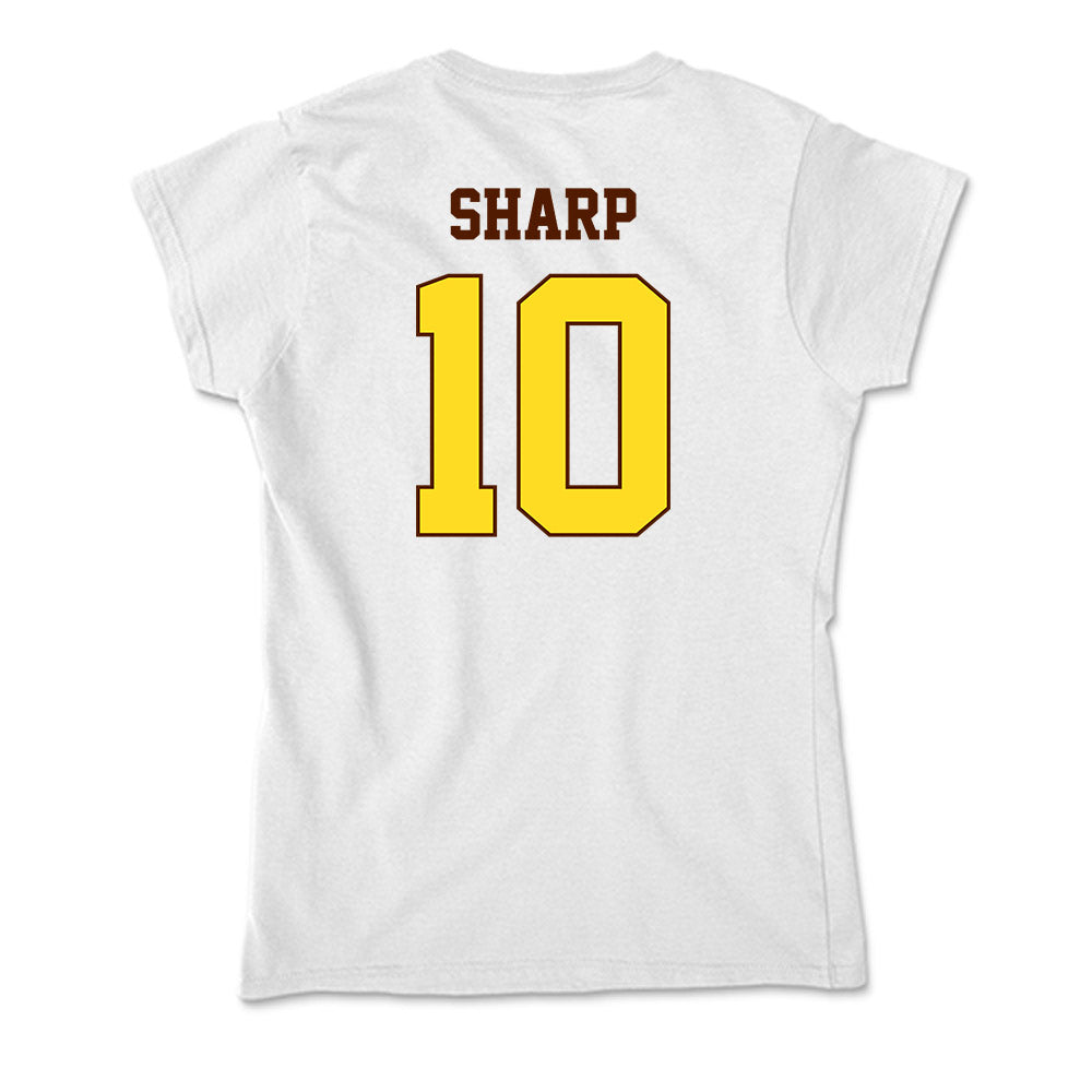 Western Michigan - NCAA Men's Ice Hockey : Zack Sharp - Soft Style Women’s T-Shirt-1