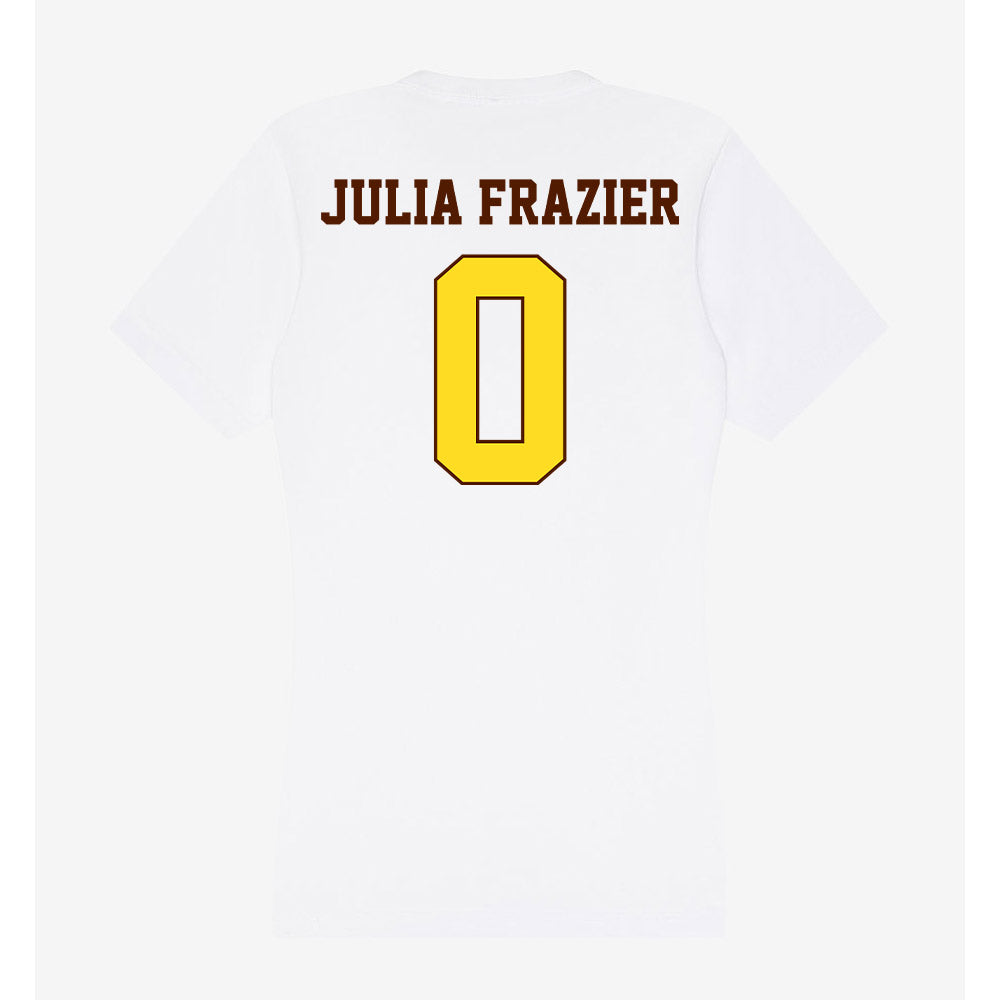 Western Michigan - NCAA Women's Tennis : Julia Julia Frazier - Women's V-Neck T-Shirt-1
