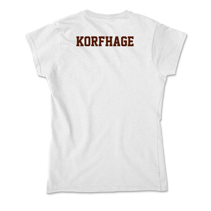 Western Michigan - NCAA Women's Gymnastics : Julie Korfhage - Soft Style Women’s T-Shirt-1