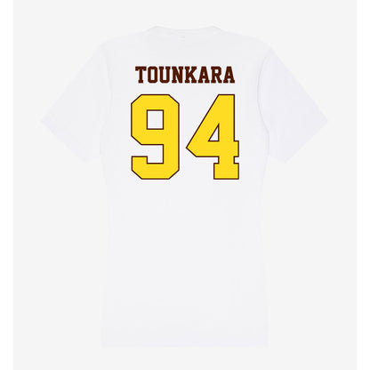 Western Michigan - NCAA Football : Ahmed Tounkara - Women's V-Neck T-Shirt-1