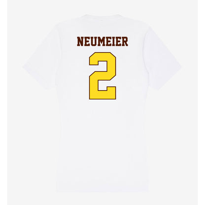 Western Michigan - NCAA Men's Ice Hockey : Michael Neumeier - Women's V-Neck T-Shirt-1