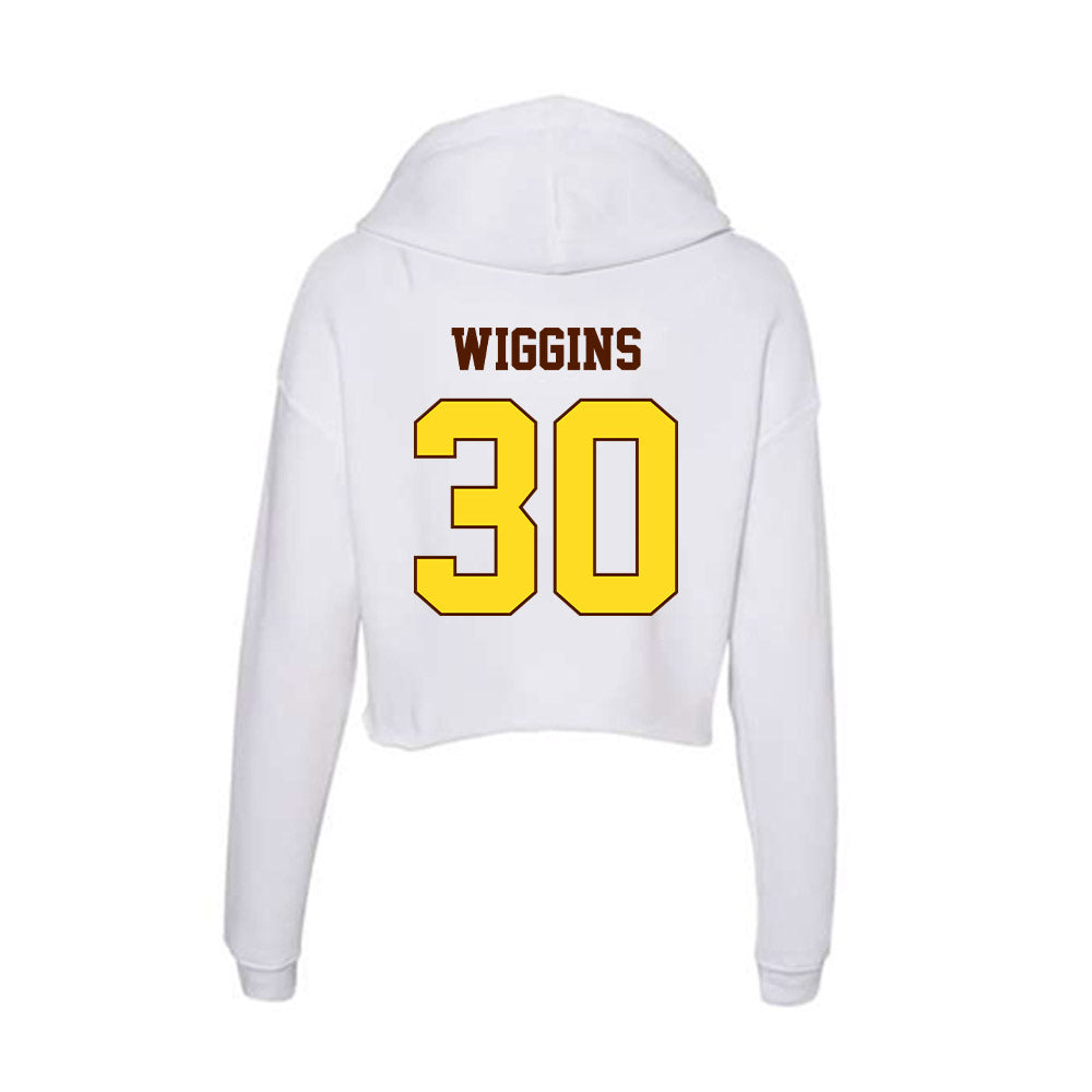 Western Michigan - NCAA Women's Basketball : Morasha Wiggins - Women's Crop Fleece Hoodie-1
