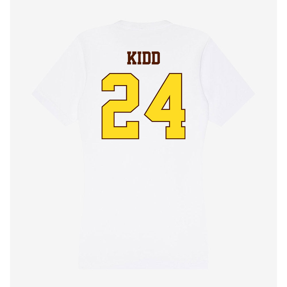 Western Michigan - NCAA Baseball : Ricky Kidd - Women's V-Neck T-Shirt-1