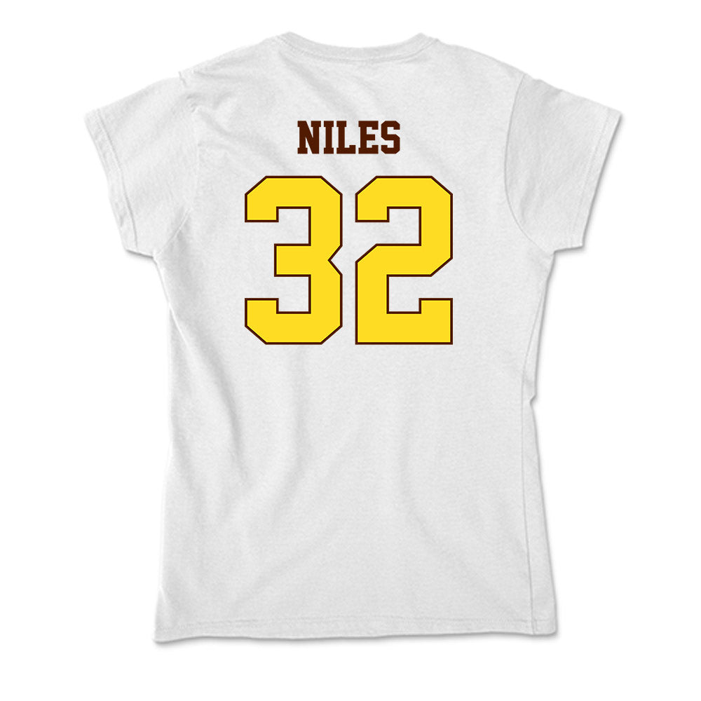 Western Michigan - NCAA Softball : Analeez Niles - Soft Style Women’s T-Shirt-1