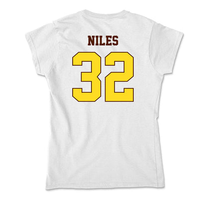 Western Michigan - NCAA Softball : Analeez Niles - Soft Style Women’s T-Shirt-1