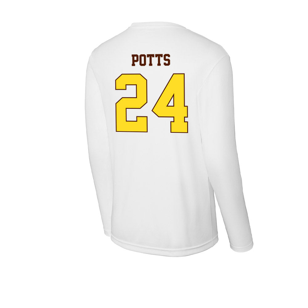 Western Michigan - NCAA Softball : Hannah Potts - Activewear Long Sleeve T-Shirt-1