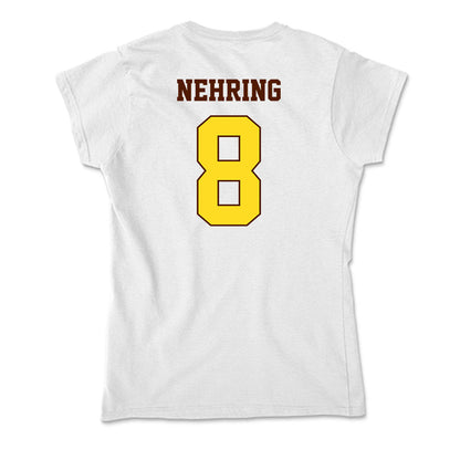 Western Michigan - NCAA Men's Ice Hockey : Zach Nehring - Soft Style Women’s T-Shirt-1