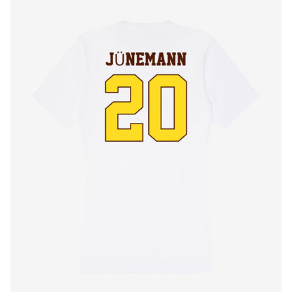 Western Michigan - NCAA Men's Basketball : Janis Jünemann - Women's V-Neck T-Shirt-1