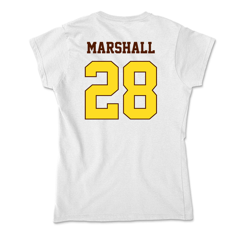 Western Michigan - NCAA Baseball : Trevor Marshall - Soft Style Women’s T-Shirt-1