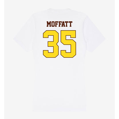 Western Michigan - NCAA Men's Ice Hockey : Gavin Moffatt - Women's V-Neck T-Shirt-1