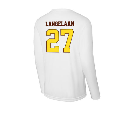 Western Michigan - NCAA Women's Soccer : Brianna Langelaan - Activewear Long Sleeve T-Shirt-1