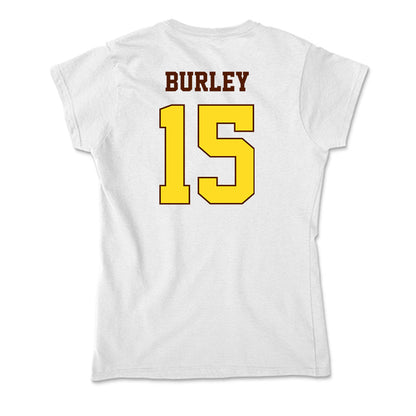 Western Michigan - NCAA Football : Kedrick Burley - Soft Style Women’s T-Shirt-1