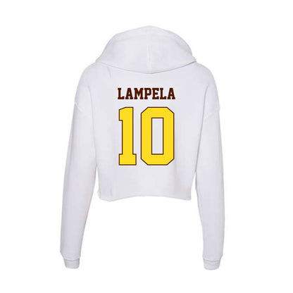 Western Michigan - NCAA Softball : Emily Lampela - Women's Crop Fleece Hoodie-1