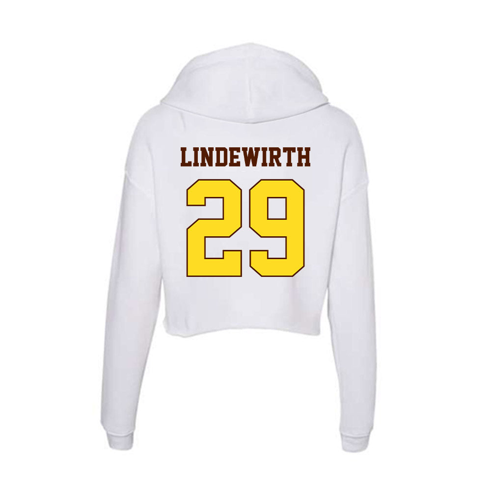 Western Michigan - NCAA Men's Soccer : Alex Lindewirth - Women's Crop Fleece Hoodie-1