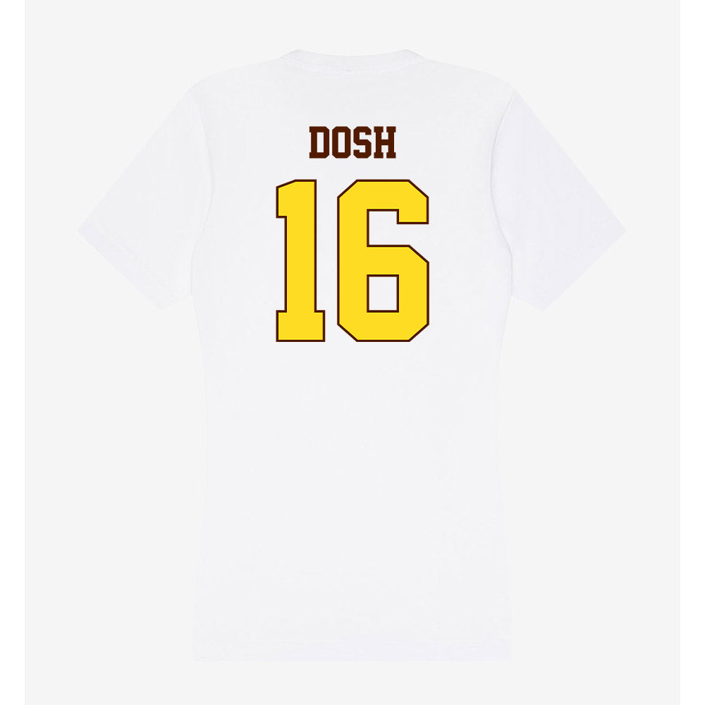 Western Michigan - NCAA Football : Jaxson Dosh - Women's V-Neck T-Shirt-1