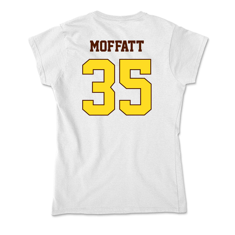 Western Michigan - NCAA Men's Ice Hockey : Gavin Moffatt - Soft Style Women’s T-Shirt-1