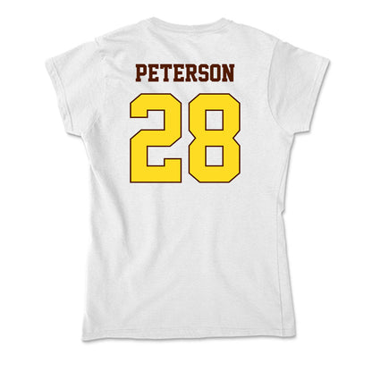 Western Michigan - NCAA Football : Will Peterson - Soft Style Women’s T-Shirt-1