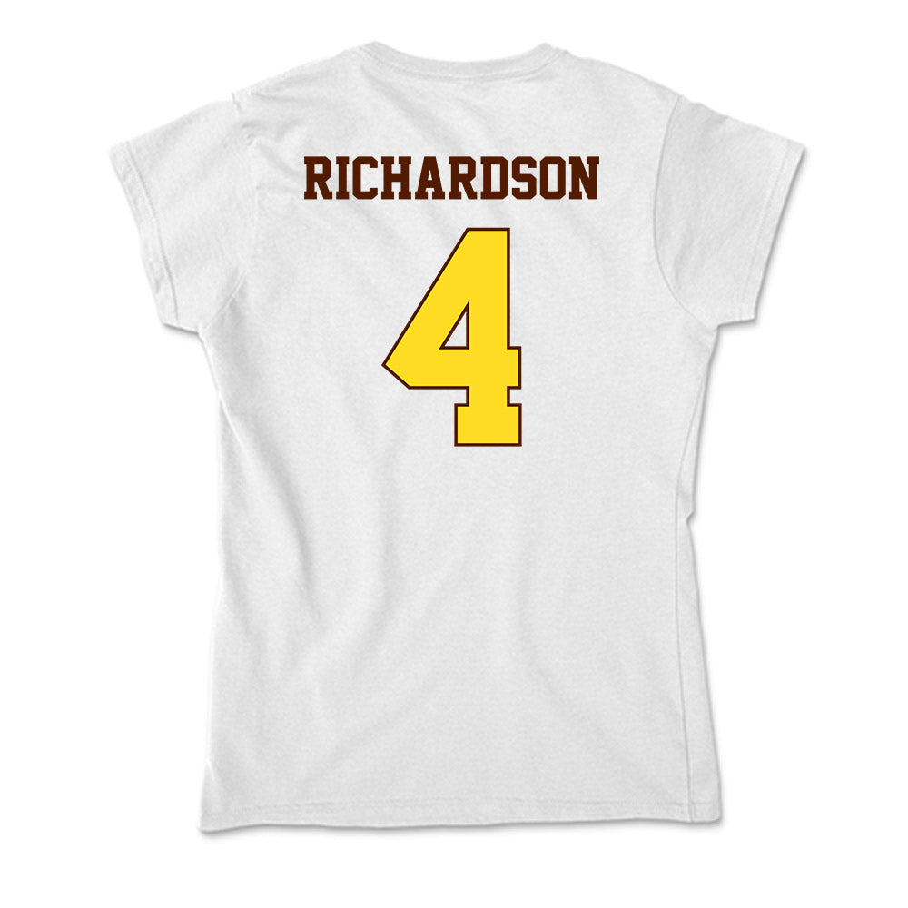 Western Michigan - NCAA Women's Basketball : DeAhna Richardson - Soft Style Women’s T-Shirt-1
