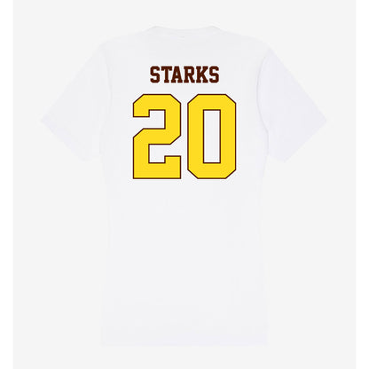 Western Michigan - NCAA Women's Basketball : Kailey Starks - Women's V-Neck T-Shirt-1