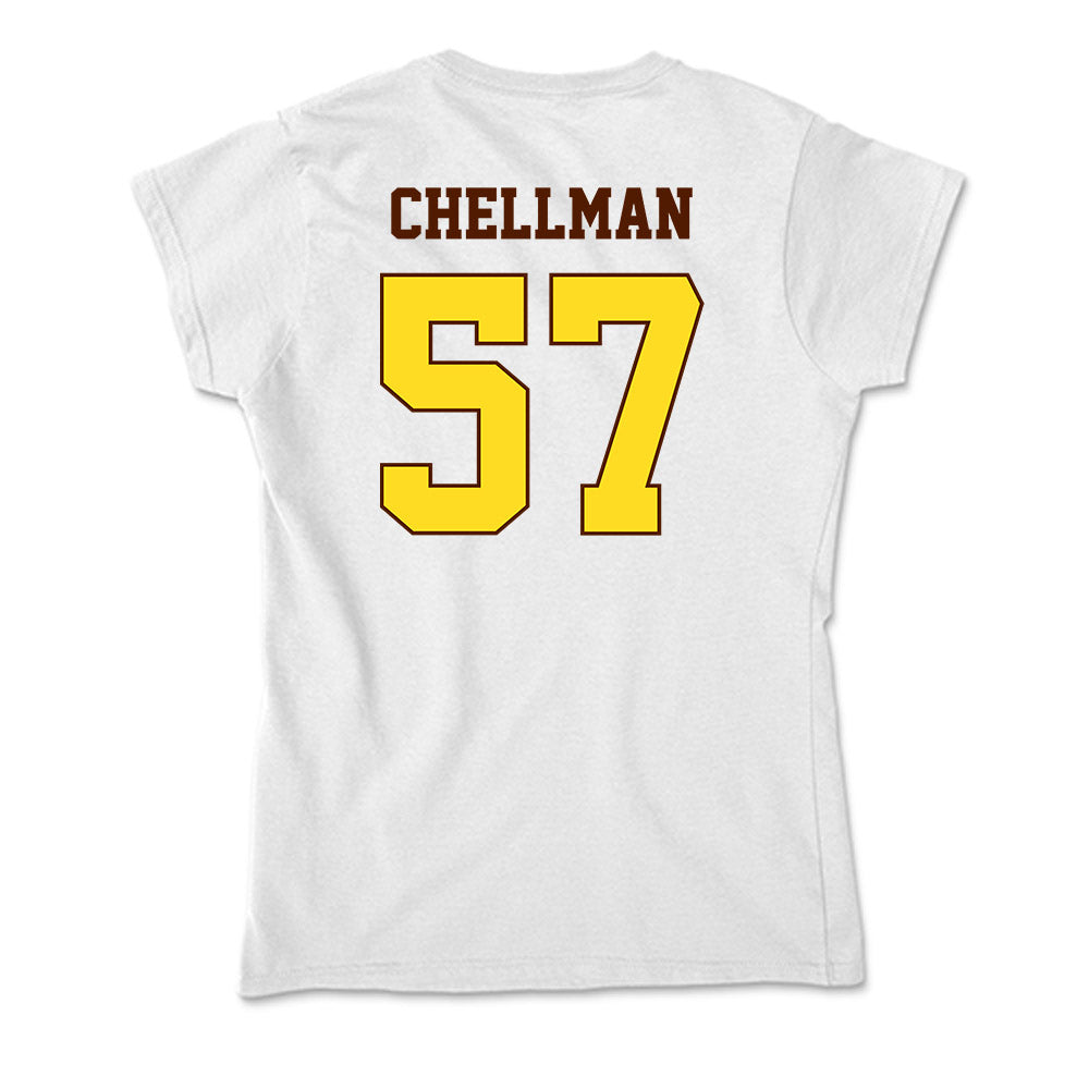 Western Michigan - NCAA Football : Jake Chellman - Soft Style Women’s T-Shirt-1