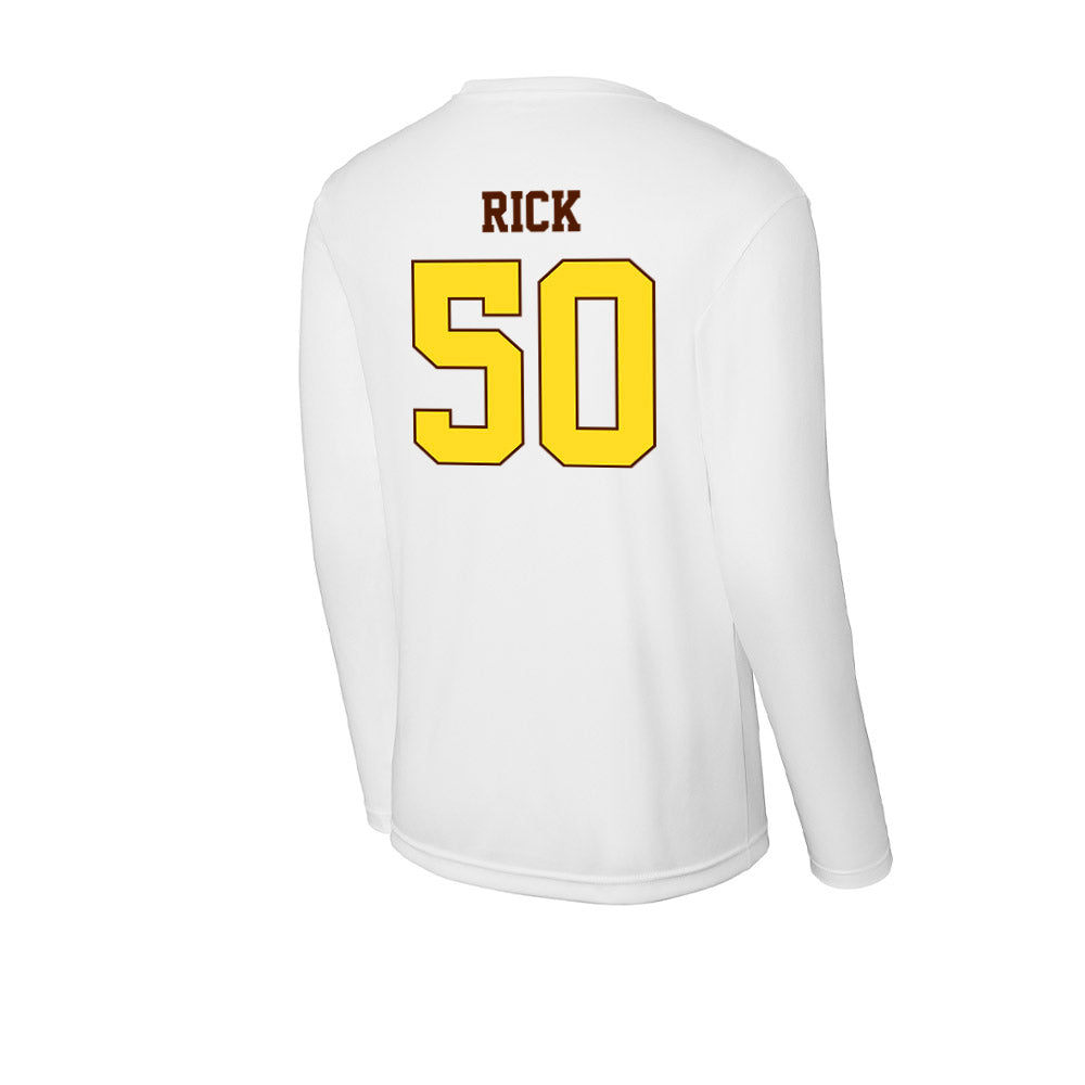 Western Michigan - NCAA Baseball : Lucas Rick - Activewear Long Sleeve T-Shirt-1