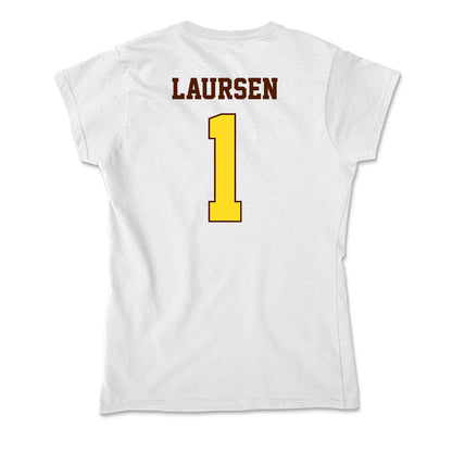 Western Michigan - NCAA Men's Ice Hockey : Kirk Laursen - Soft Style Women’s T-Shirt-1