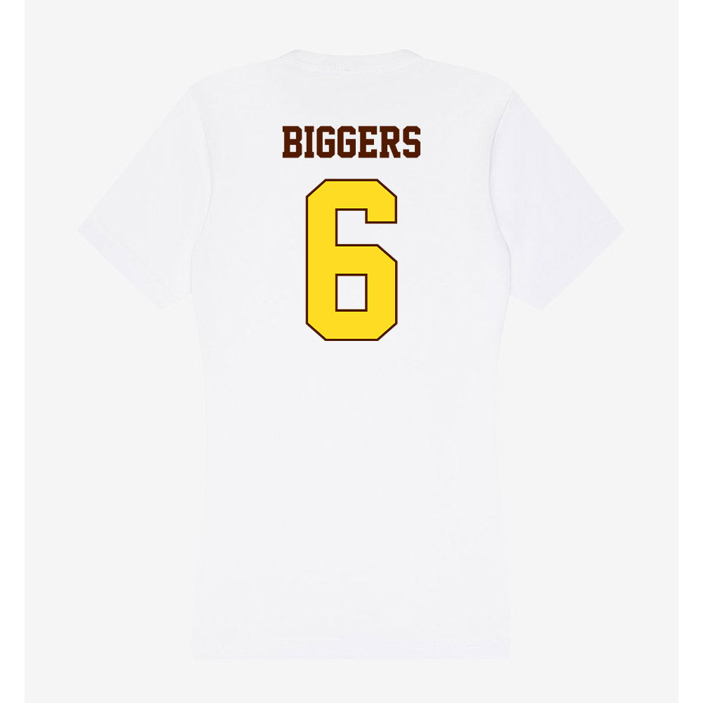 Western Michigan - NCAA Men's Soccer : Liam Biggers - Women's V-Neck T-Shirt-1