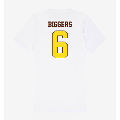Western Michigan - NCAA Men's Soccer : Liam Biggers - Women's V-Neck T-Shirt-1
