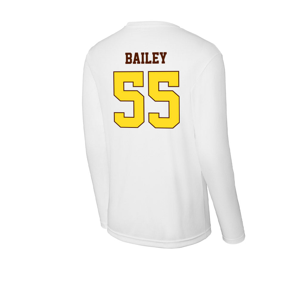 Western Michigan - NCAA Football : Jacob Bailey - Activewear Long Sleeve T-Shirt-1